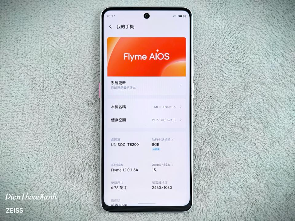 Meizu Note 16 8/128G - 39695-duoc-ban-tai-Điện Thoại Xanh