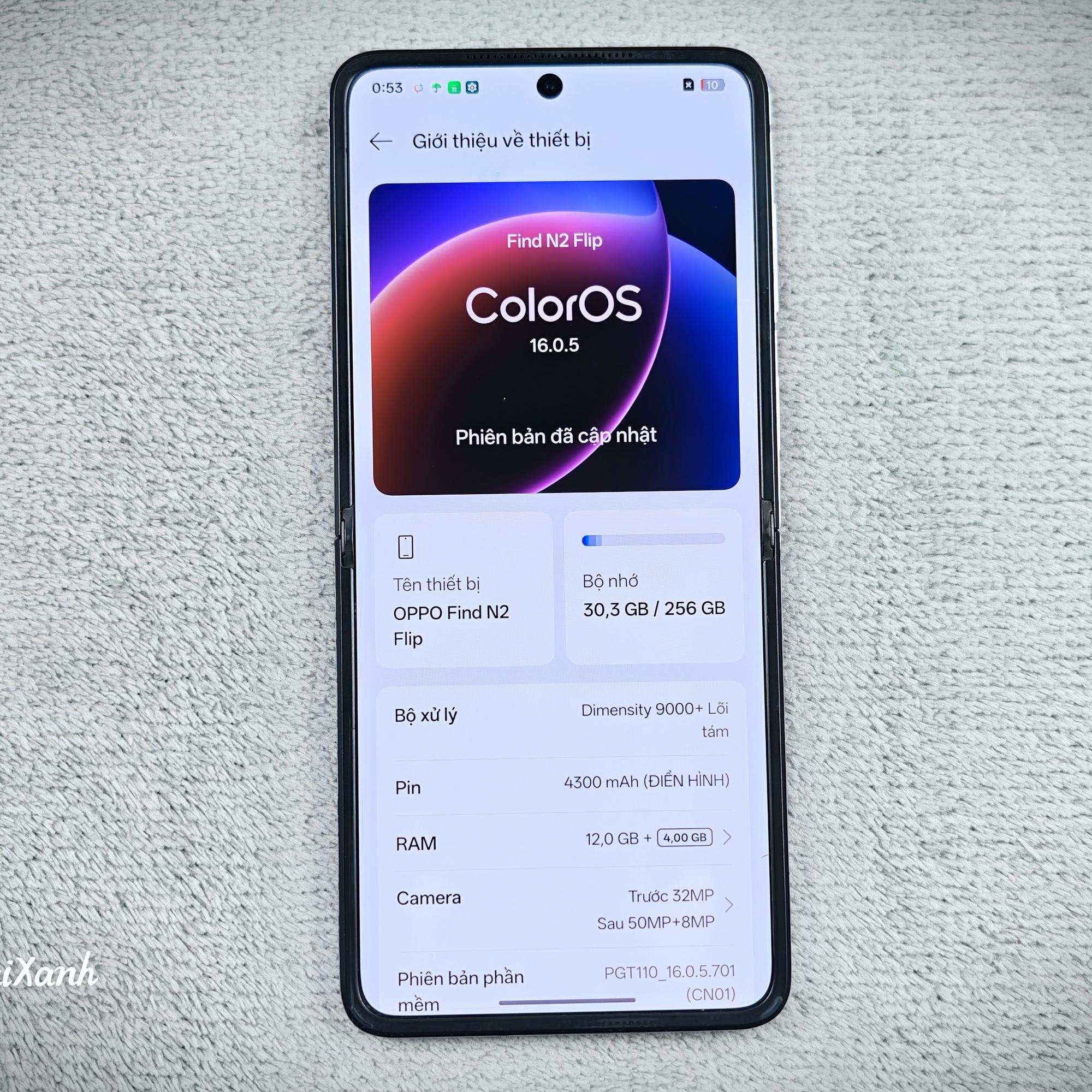 OPPO Find N2 Flip 12/256G - 54650-duoc-ban-tai-Điện Thoại Xanh