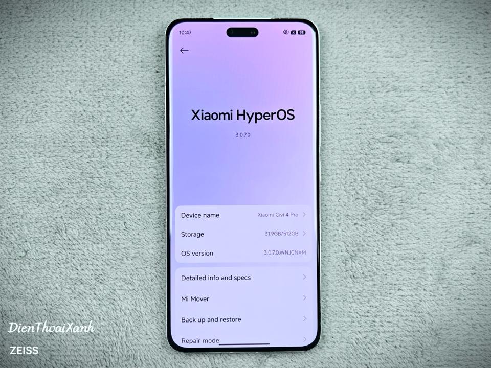 Xiaomi Civi 4 Pro 12/512G - 50189-duoc-ban-tai-Điện Thoại Xanh