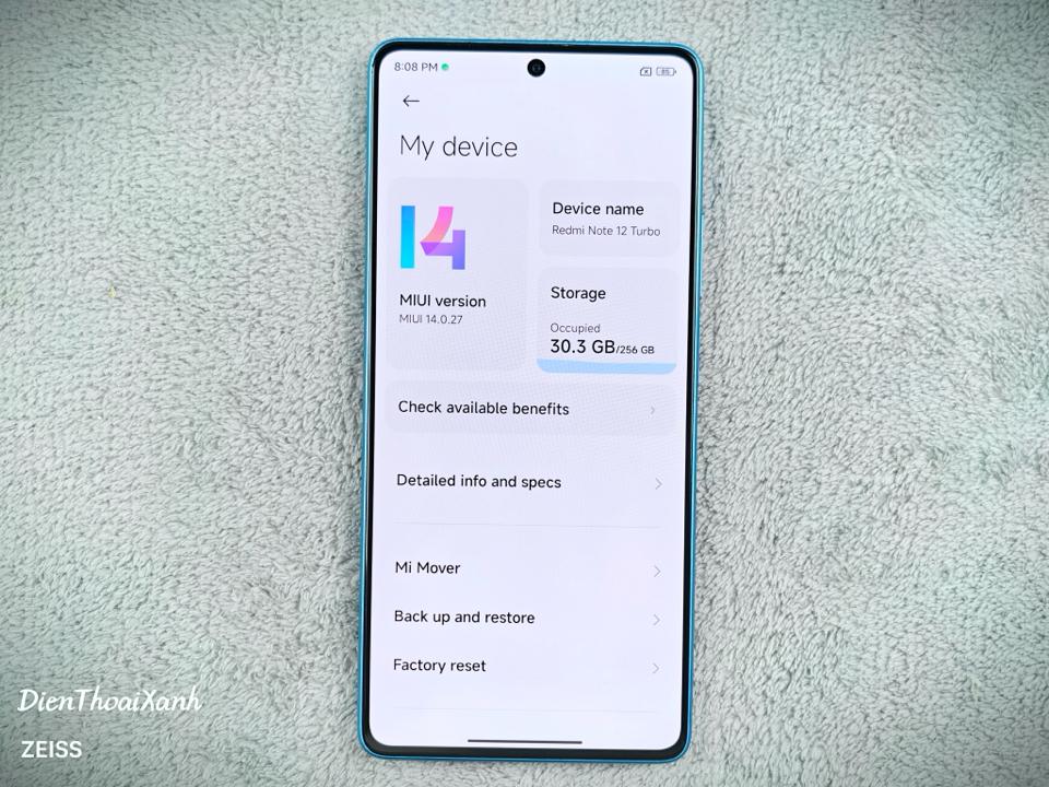 Redmi Note 12 Turbo 12/256G - 40469-duoc-ban-tai-Điện Thoại Xanh