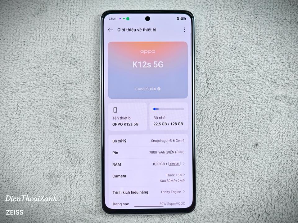 OPPO K12s 8/128G - 82196/48874/27456-duoc-ban-tai-Điện Thoại Xanh