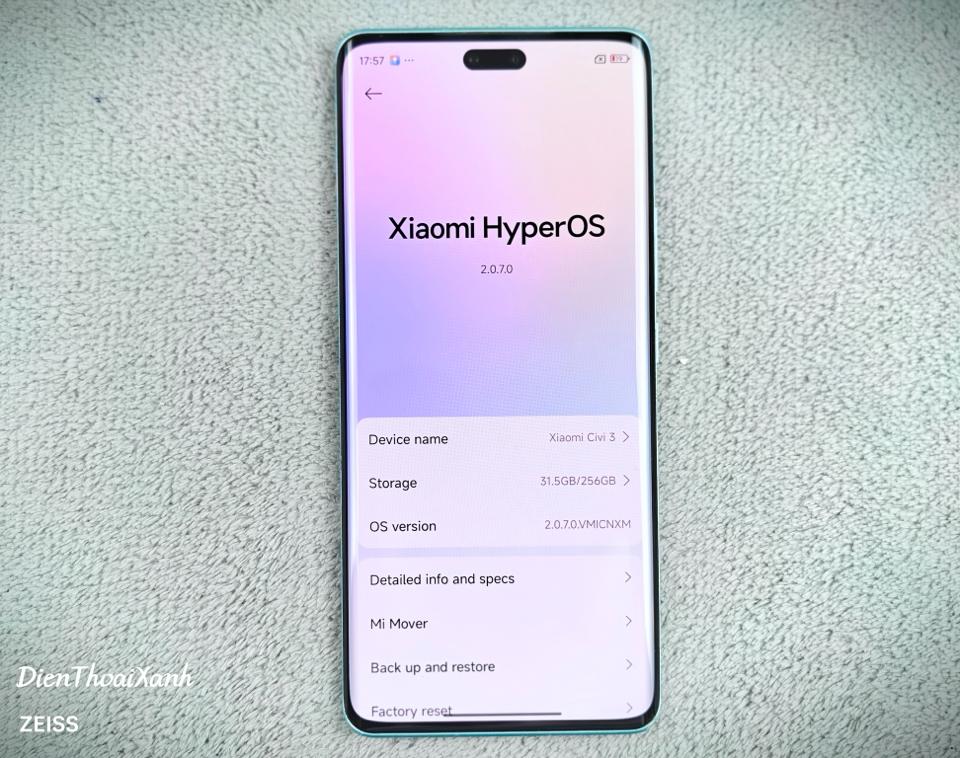 Xiaomi Civi 3 12/256G - 19526-duoc-ban-tai-Điện Thoại Xanh