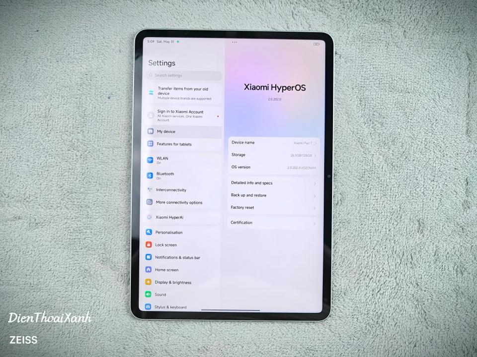 Xiaomi Pad 7 8/128G - 00541-duoc-ban-tai-Điện Thoại Xanh