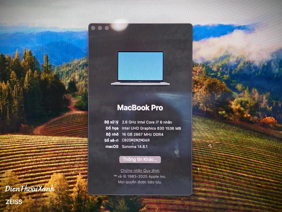 Macbook Pro 2019 16 inch 16/512G - ZMD6R-duoc-ban-tai-Điện Thoại Xanh