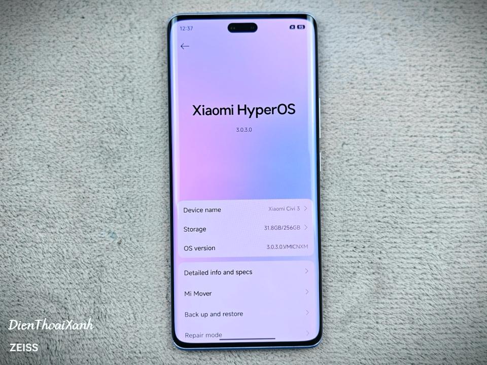 Xiaomi Civi 3 12/256G - 09244-duoc-ban-tai-Điện Thoại Xanh