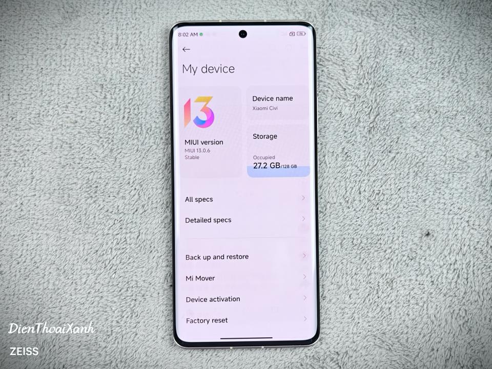 Xiaomi Civi 1s 8/128G - 93557-duoc-ban-tai-Điện Thoại Xanh