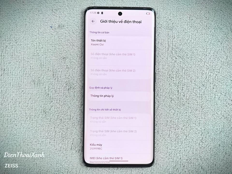 Xiaomi Civi 8/128G - 12936-duoc-ban-tai-Điện Thoại Xanh
