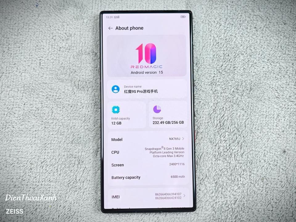 Red Magic 9s Pro 12/256G - 94107-duoc-ban-tai-Điện Thoại Xanh