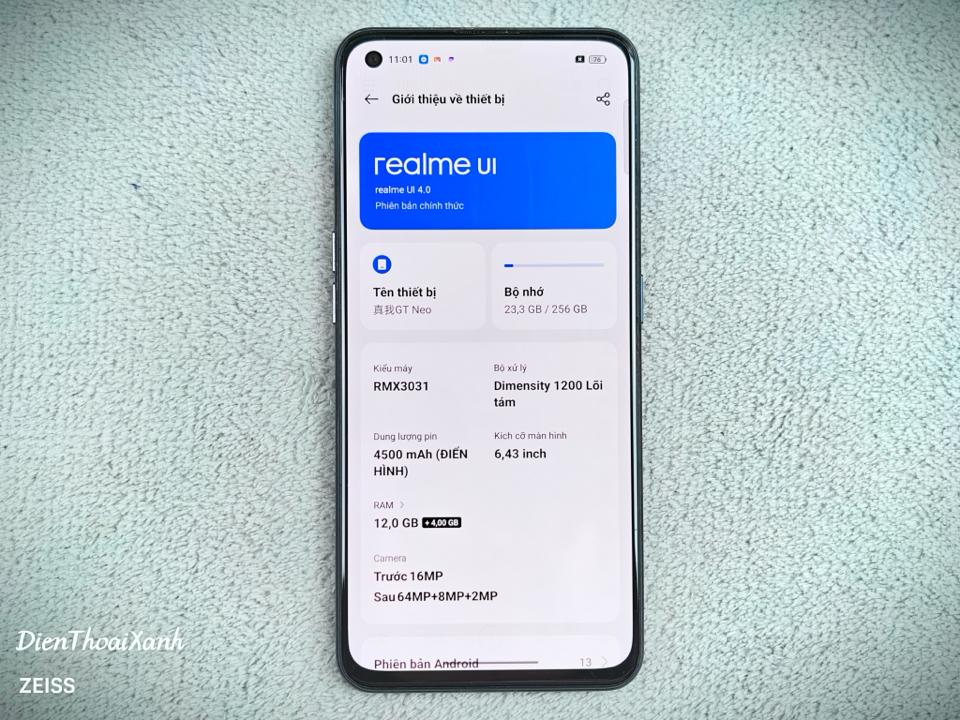 Realme GT Neo 12/256G - 44554-duoc-ban-tai-Điện Thoại Xanh