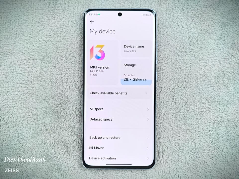 Xiaomi 12x 8/128G - 78250-duoc-ban-tai-Điện Thoại Xanh
