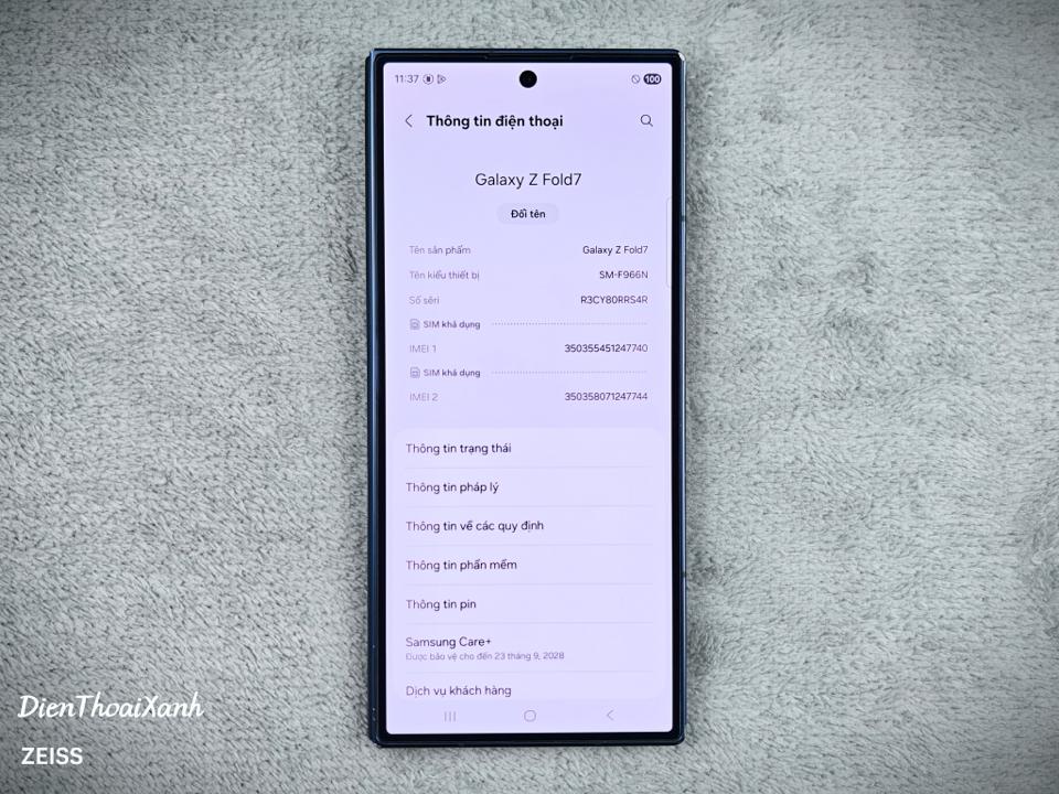 Samsung Galaxy Z Fold 7 12/256G - 47740-duoc-ban-tai-Điện Thoại Xanh