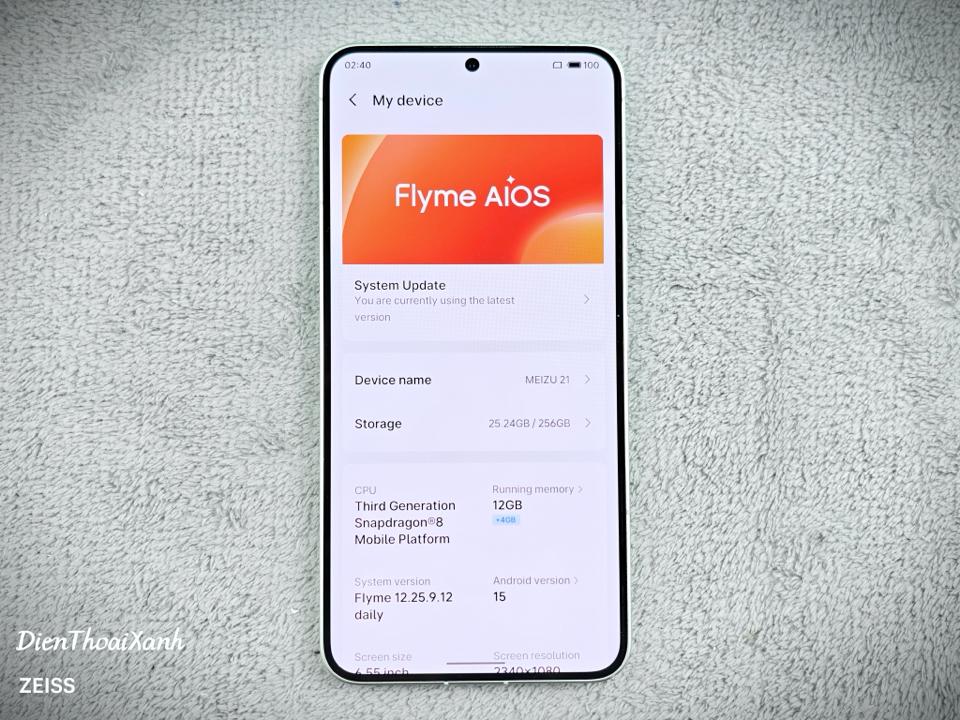 Meizu 21 12/256G - 01653-duoc-ban-tai-Điện Thoại Xanh