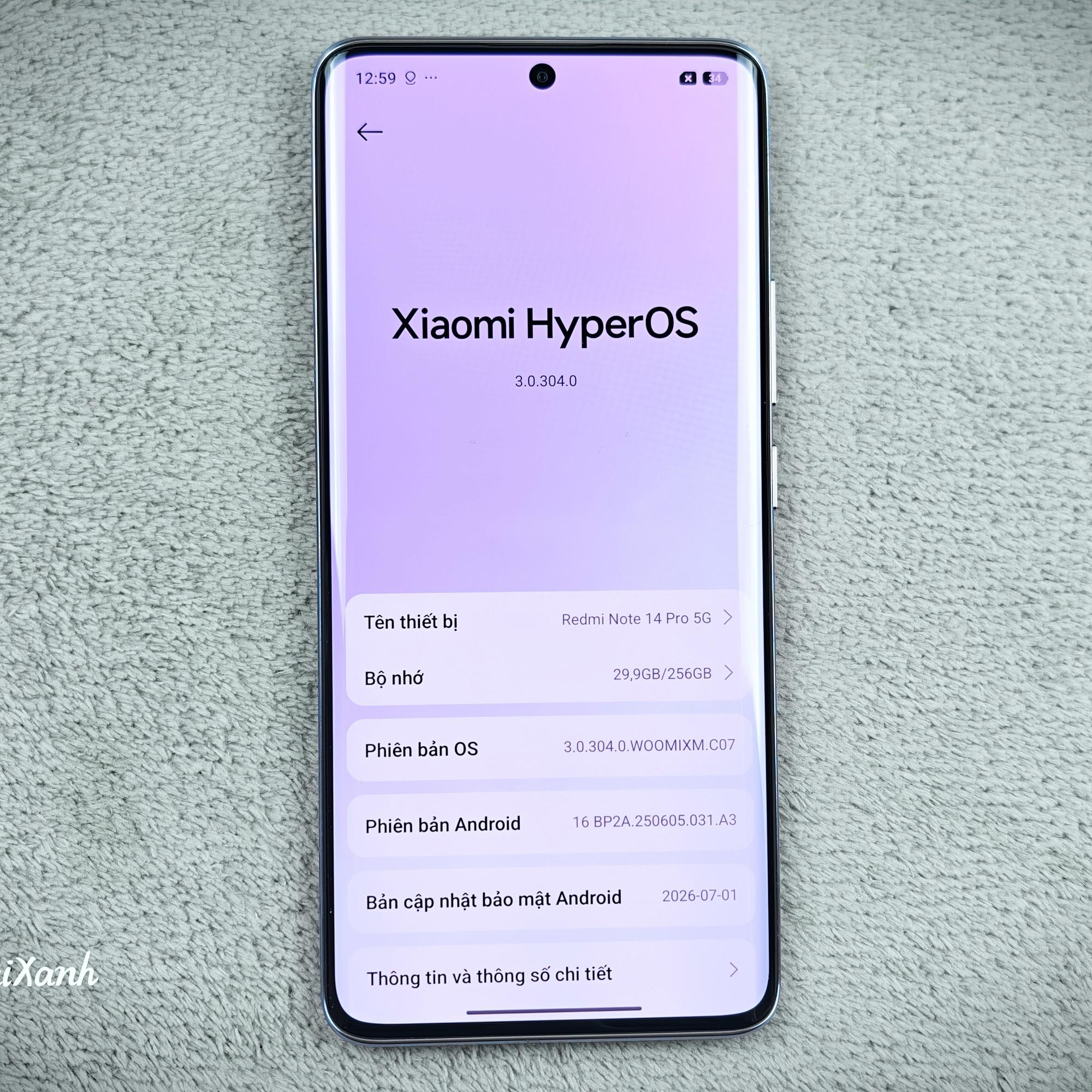 Redmi Note 14 Pro 5G 12/256G Quốc Tế NFS - 05265-duoc-ban-tai-Điện Thoại Xanh