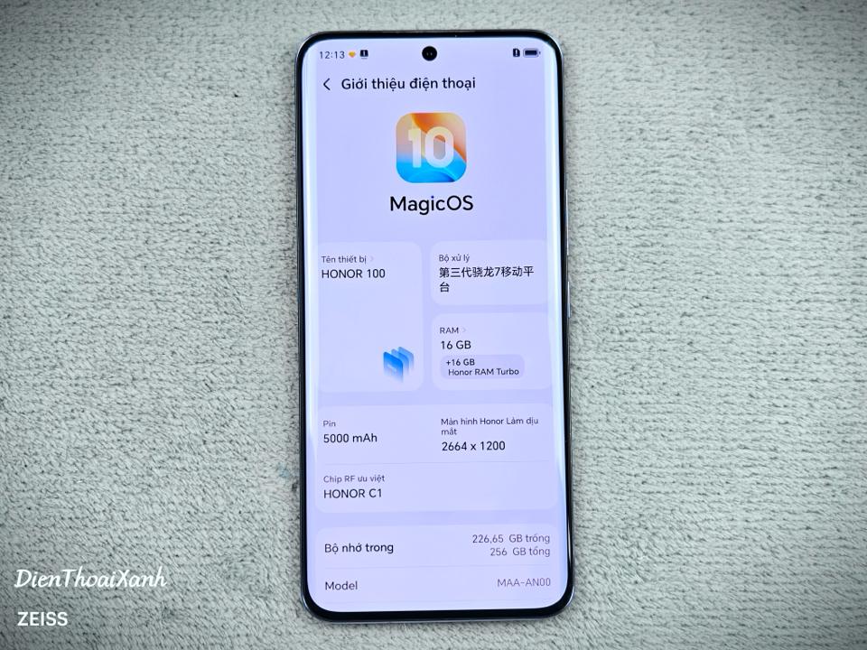 Honor 100 16/256G - 25214-duoc-ban-tai-Điện Thoại Xanh