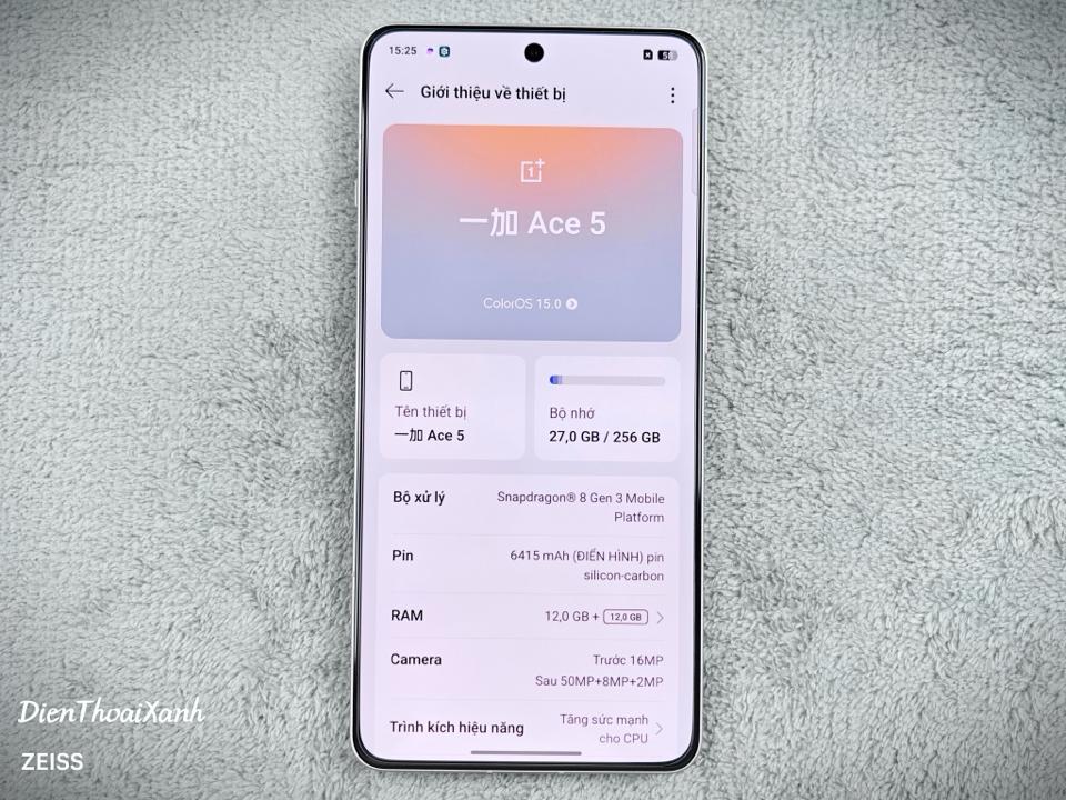 OnePlus Ace 5 12/256G - 07075-duoc-ban-tai-Điện Thoại Xanh