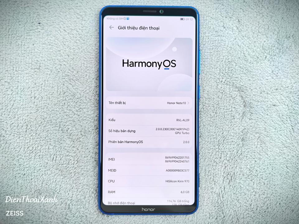 Honor Note 10 6/128G - 01755/55367-duoc-ban-tai-Điện Thoại Xanh