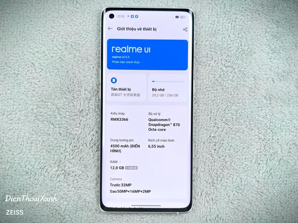 Realme GT MEE 12/256G - (93277/82754)-duoc-ban-tai-Điện Thoại Xanh