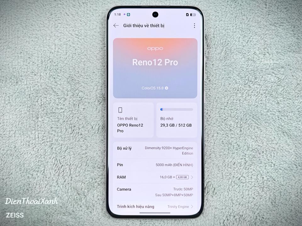 OPPO Reno 12 Pro 16/512G - 75713-duoc-ban-tai-Điện Thoại Xanh