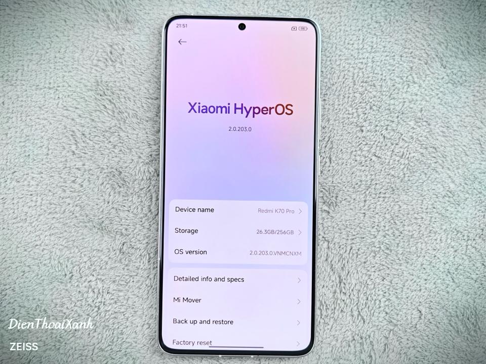 Redmi K70 Pro 12/256G - 13044-duoc-ban-tai-Điện Thoại Xanh