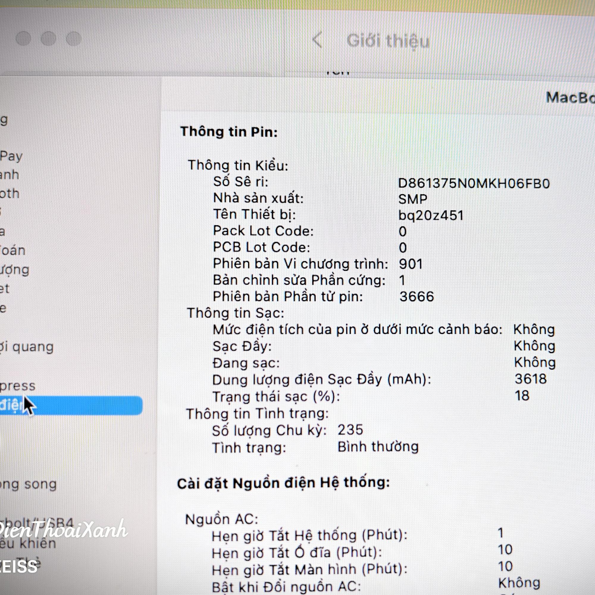 Macbook Pro 13 2017 8/128G - THV2J-duoc-ban-tai-Điện Thoại Xanh