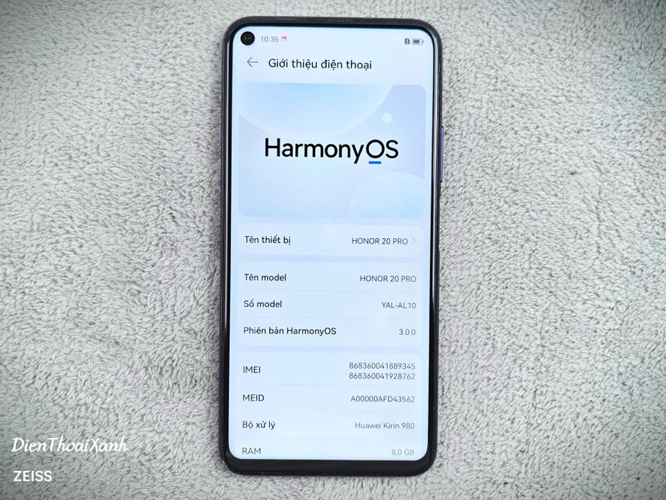 Honor 20 Pro 8/128G - 89345/93557/36218/01665-duoc-ban-tai-Điện Thoại Xanh