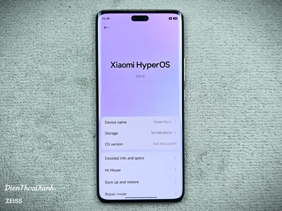 Xiaomi Civi 2 8/256G - 17987-duoc-ban-tai-Điện Thoại Xanh