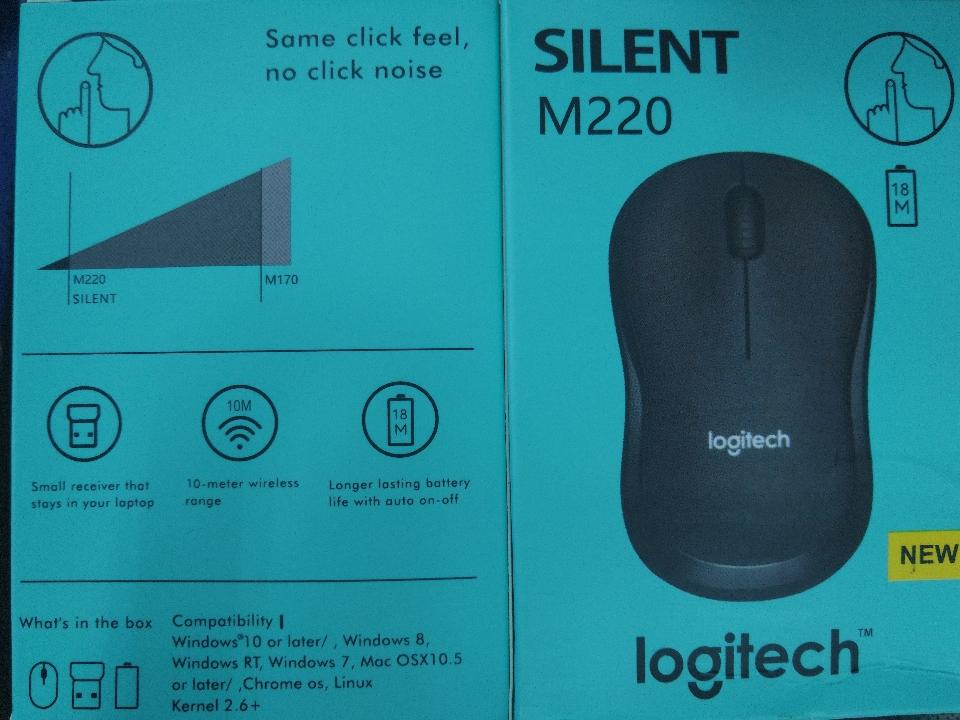 Chuột không dây Logitech M220 silent-duoc-ban-tai-Cửa hàng máy vi tính Anh Tú