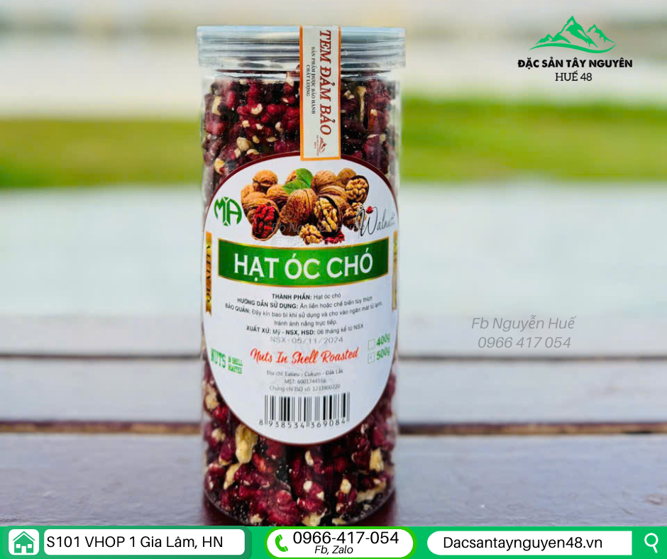 Óc chó nhân đỏ ( lon 500gr)-duoc-ban-tai-Đặc Sản Tây Nguyên Huế_48