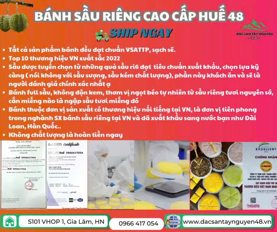 1/2 bánh sầu riêng ( PHÚ SĨ/ NGÀN LỚP/ THAN TRE)-duoc-ban-tai-Đặc Sản Tây Nguyên Huế_48