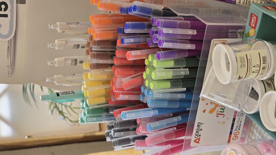 Bút gel pen AODEMEI (có nắp) - ngòi 0.5-duoc-ban-tai-Thứ ngày tháng · Stationery · Space