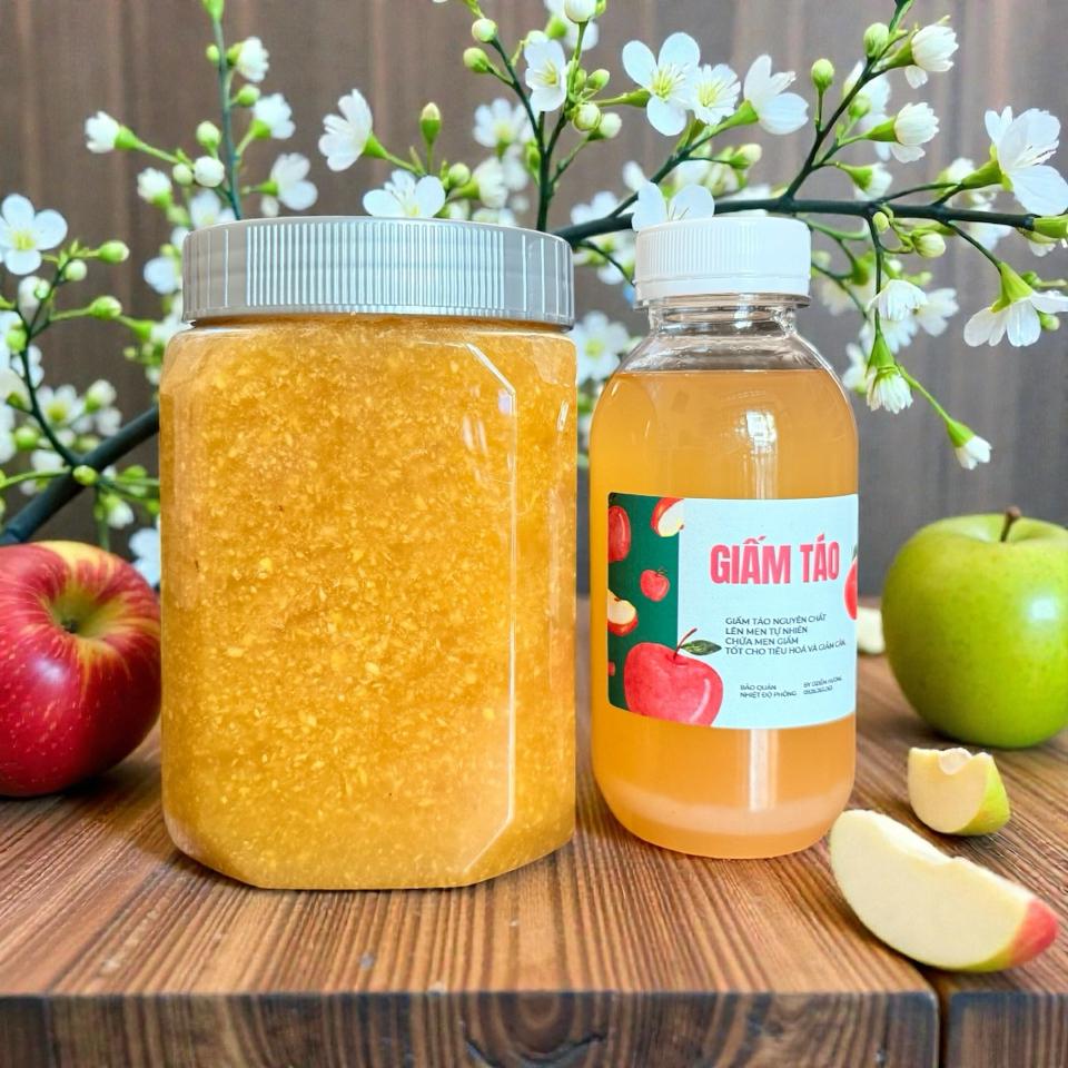 Gừng lên men + giấm táo-duoc-ban-tai-Dziễm Hương - Tiệm tạp hoá giấc mơ