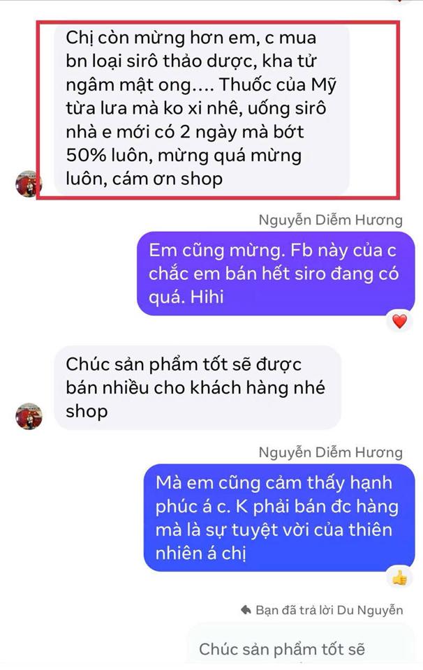 Siro ho -duoc-ban-tai-Dziễm Hương - Tiệm tạp hoá giấc mơ