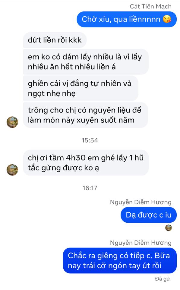 Mứt tắc gừng mật ong -duoc-ban-tai-Dziễm Hương - Tiệm tạp hoá giấc mơ