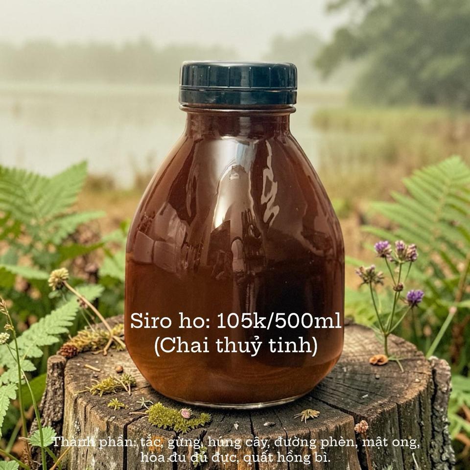Siro ho chai thuỷ tinh -duoc-ban-tai-Dziễm Hương - Tiệm tạp hoá giấc mơ