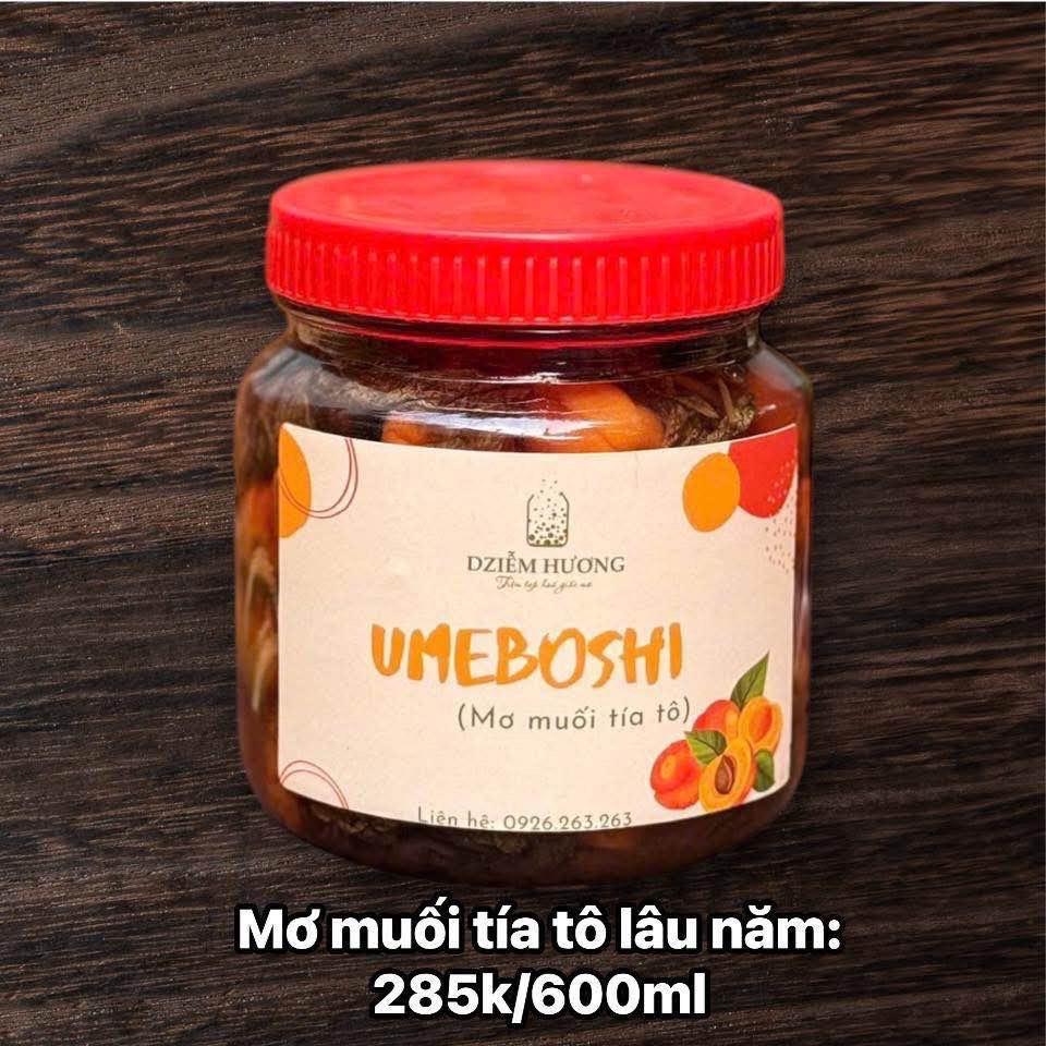 Mơ muối Umeboshi 600ml-duoc-ban-tai-Dziễm Hương - Tiệm tạp hoá giấc mơ