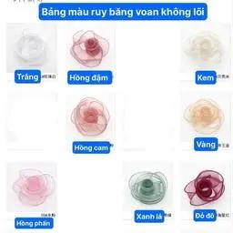 Ruy băng voan -duoc-ban-tai-Phụ kiện Hoa - Tráp Song Hỷ 