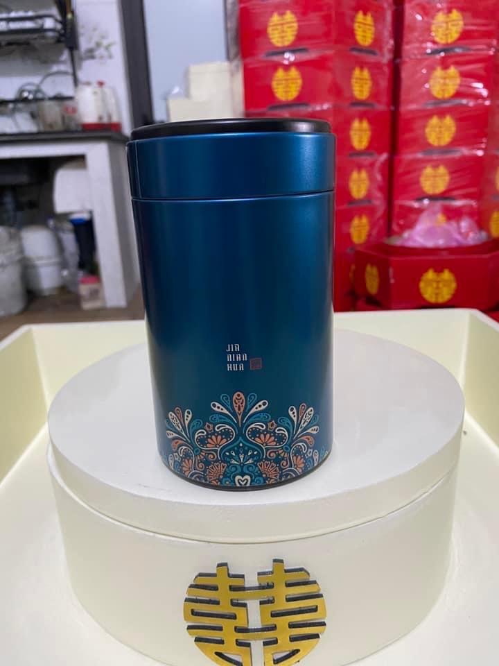 Trà xanh 100g tròn-duoc-ban-tai-Phụ kiện Hoa - Tráp Song Hỷ 