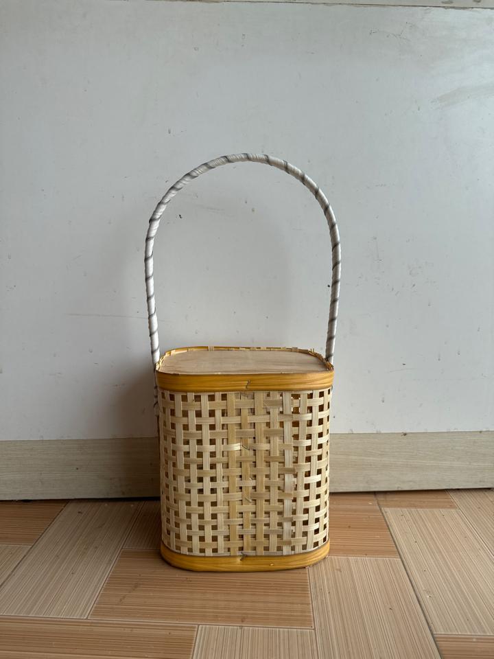 Giỏ nan cao-duoc-ban-tai-Phụ kiện Hoa - Tráp Song Hỷ 