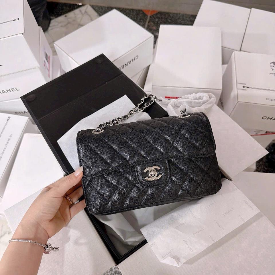 Túi chanel 2 box đen xám-duoc-ban-tai-Túi xách & phụ kiện - Hiền House