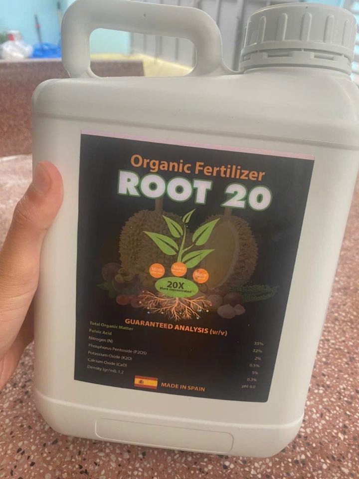 Phân bón hữu cơ ROOT 20 Can 5 Lít (NK. Tây Ban Nha)-duoc-ban-tai-ĐẠI LÝ VTNN ĐÌNH THANH