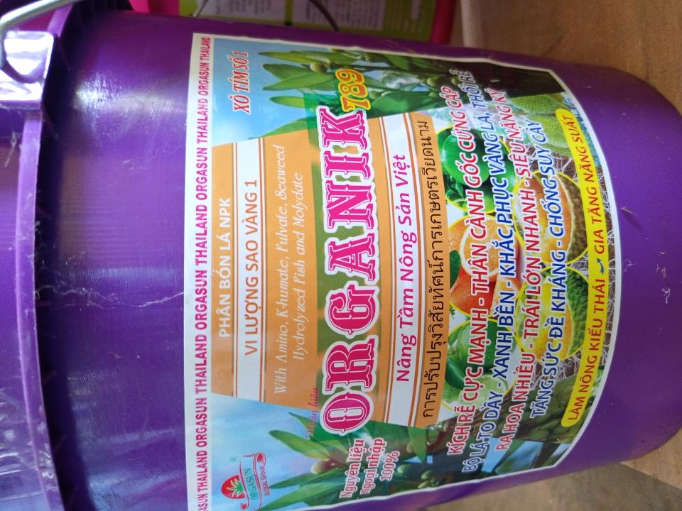 Phân bón lá NPK ORGANIK 789-duoc-ban-tai-ĐẠI LÝ VTNN ĐÌNH THANH