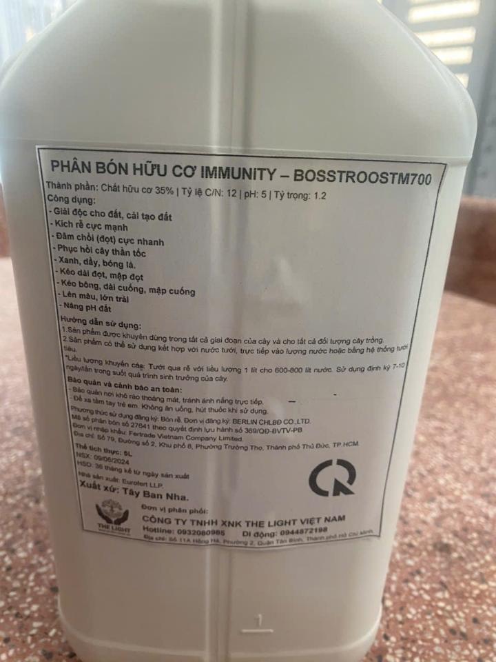 Phân bón hữu cơ ROOT 20 Can 5 Lít (NK. Tây Ban Nha)-duoc-ban-tai-ĐẠI LÝ VTNN ĐÌNH THANH