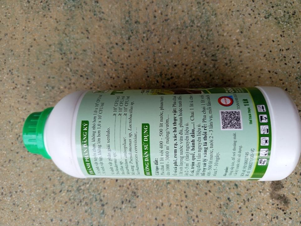 Chế phẩm sinh học BIO-HK TRICHODERMA BACILLIS SP-duoc-ban-tai-ĐẠI LÝ VTNN ĐÌNH THANH