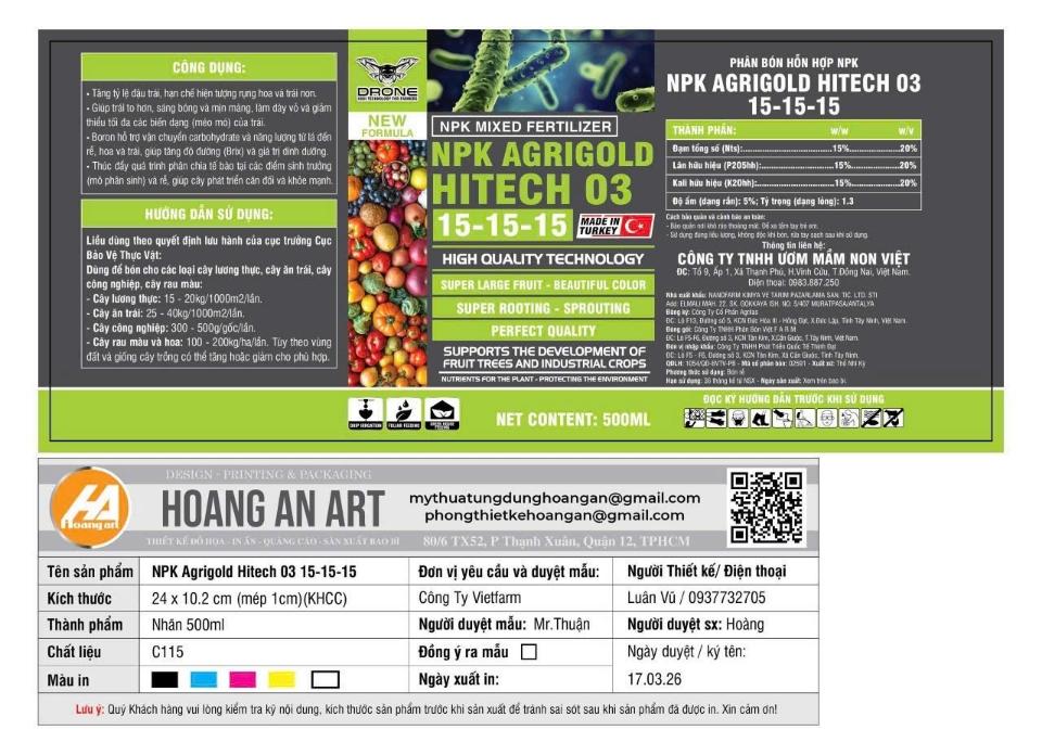 Phân bón lá hỗn hợp NPK 15-15-15-duoc-ban-tai-ĐẠI LÝ VTNN ĐÌNH THANH