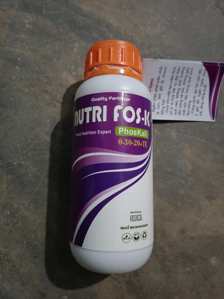 Phân bón hỗn hợp PK NUTRI FOS-K 0-30-20+TE ( Chặn đọt)-duoc-ban-tai-ĐẠI LÝ VTNN ĐÌNH THANH
