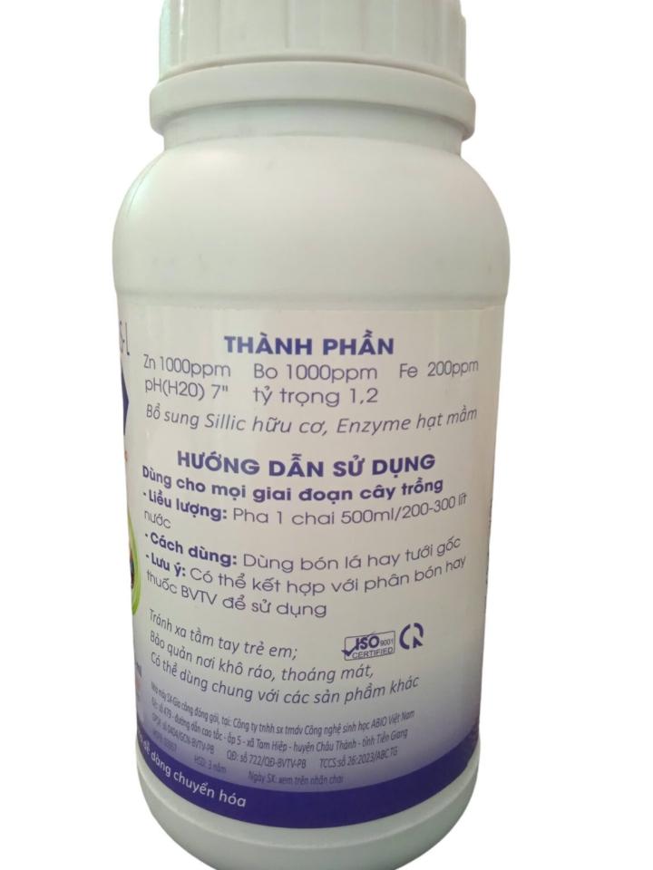 Phân bón hữu cơ KẼM SILIC  (Nguyên liệu Tây Ban Nha)-duoc-ban-tai-ĐẠI LÝ VTNN ĐÌNH THANH