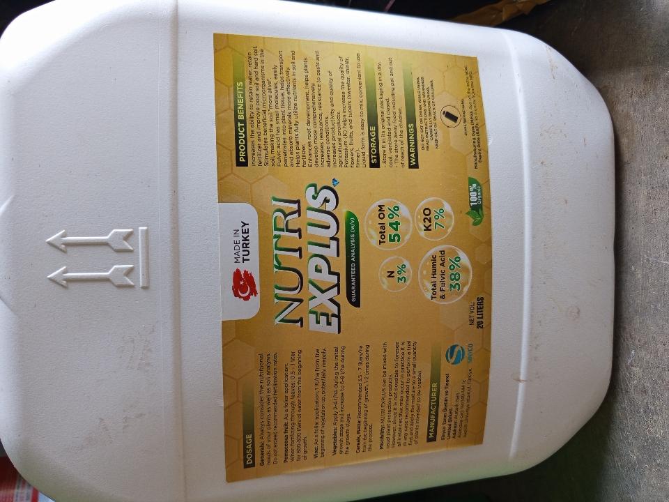 Phân bón hữu cơ NUTRI EXPLUS Can 20 Lít (NK. Thổ Nhĩ Kỳ)-duoc-ban-tai-ĐẠI LÝ VTNN ĐÌNH THANH