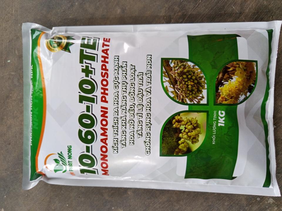 Phân bón hỗn hợp 10-60-10  + TE MONOAMONI PHOSPHATE -duoc-ban-tai-ĐẠI LÝ VTNN ĐÌNH THANH