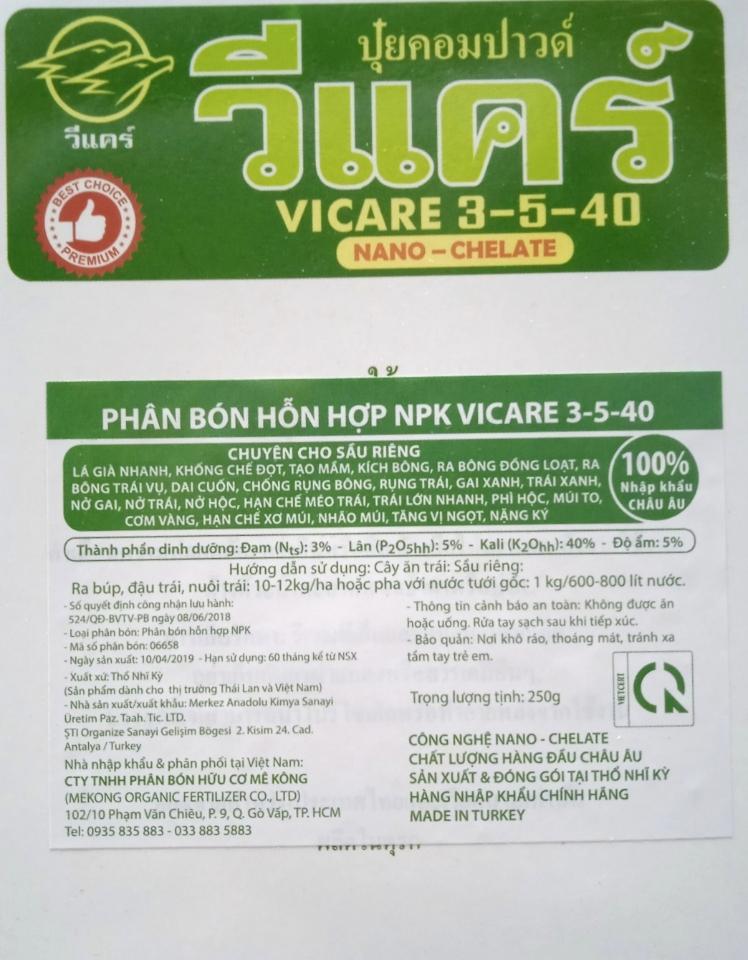 Phân bón hỗn hợp KNO3  13 - 0 - 46-duoc-ban-tai-ĐẠI LÝ VTNN ĐÌNH THANH