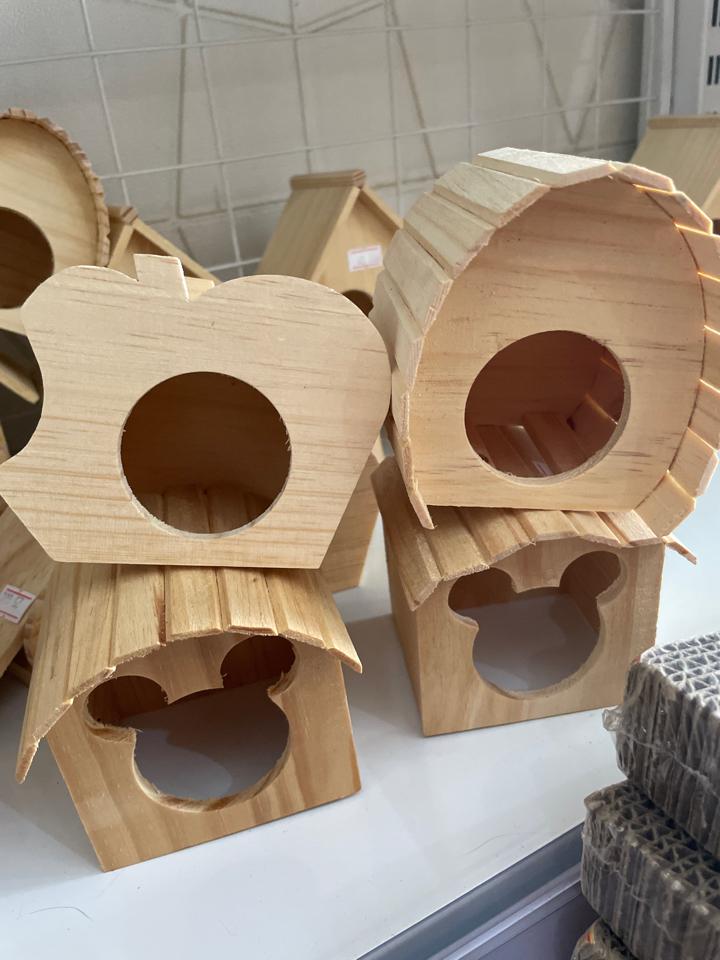 Nhà ngủ gỗ Hamster-duoc-ban-tai-Gạo Pet Shop